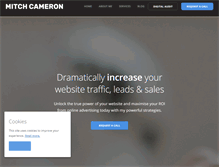Tablet Screenshot of mitchcameron.com